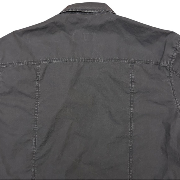 7 Diamonds Black Casual Button Down Cotton Shirt with Classic Collar Size L - Picture 8 of 11